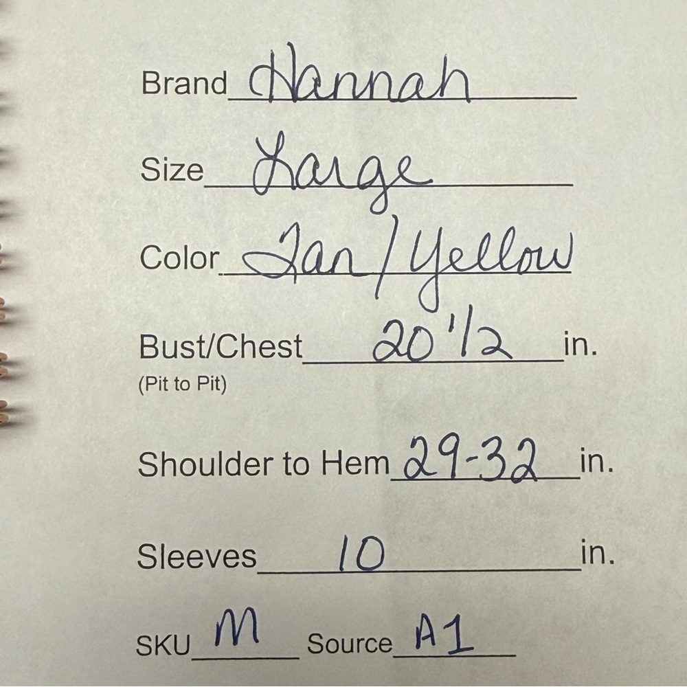 🌻 Hannah Yellow Floral Mixed Media Tee Top L – Soft Cotton Blend - Picture 7 of 7